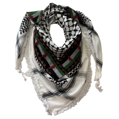 Palestine Embroidered Hirbawi® Kufiya
