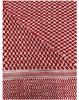 Kufiya - Red/White Made in Palestine
