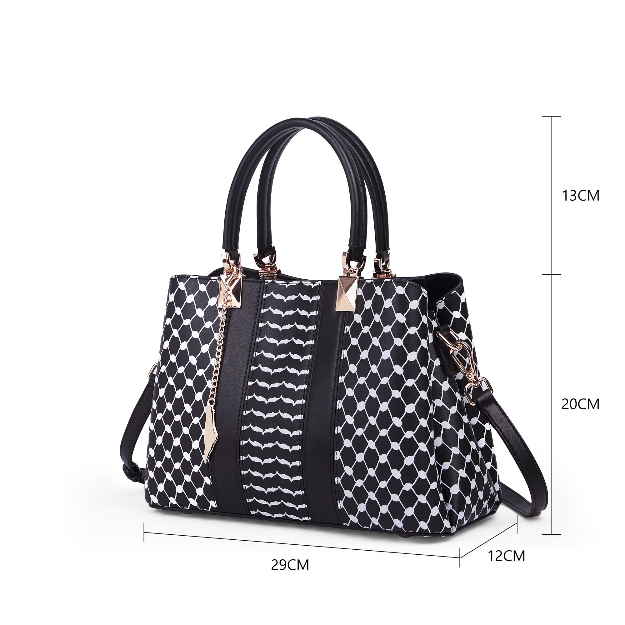 Threads of Heritage Keffiyeh Handbag