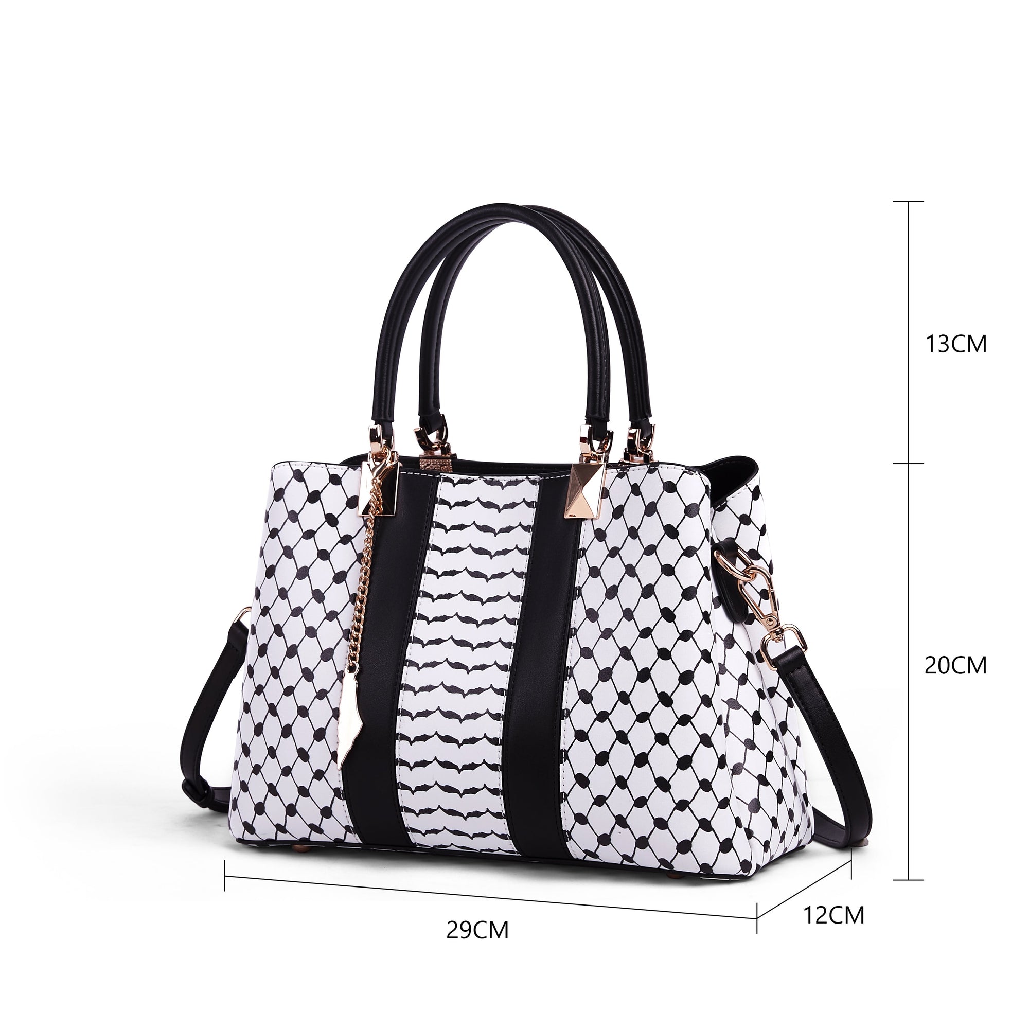 Threads of Heritage Keffiyeh Handbag