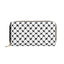 Keffiyeh Pattern PU Leather Zipper Wallet – Stylish and Functional