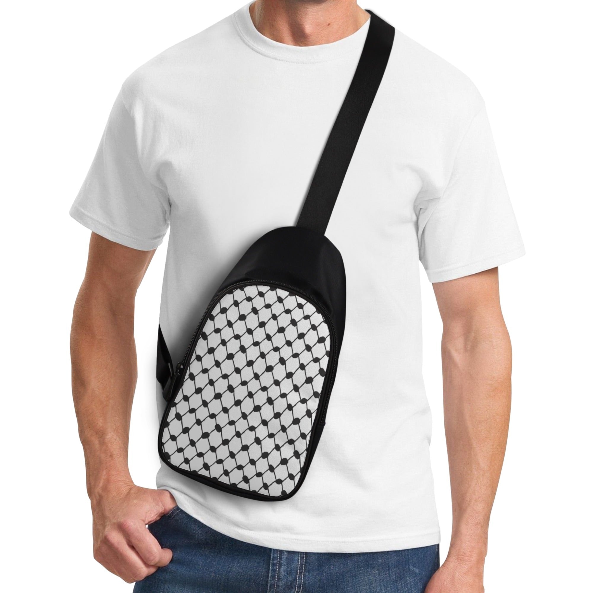 Adjustable Kufiya Chest Bag
