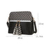 Keffiyeh Pattern Cross Body Bag Black