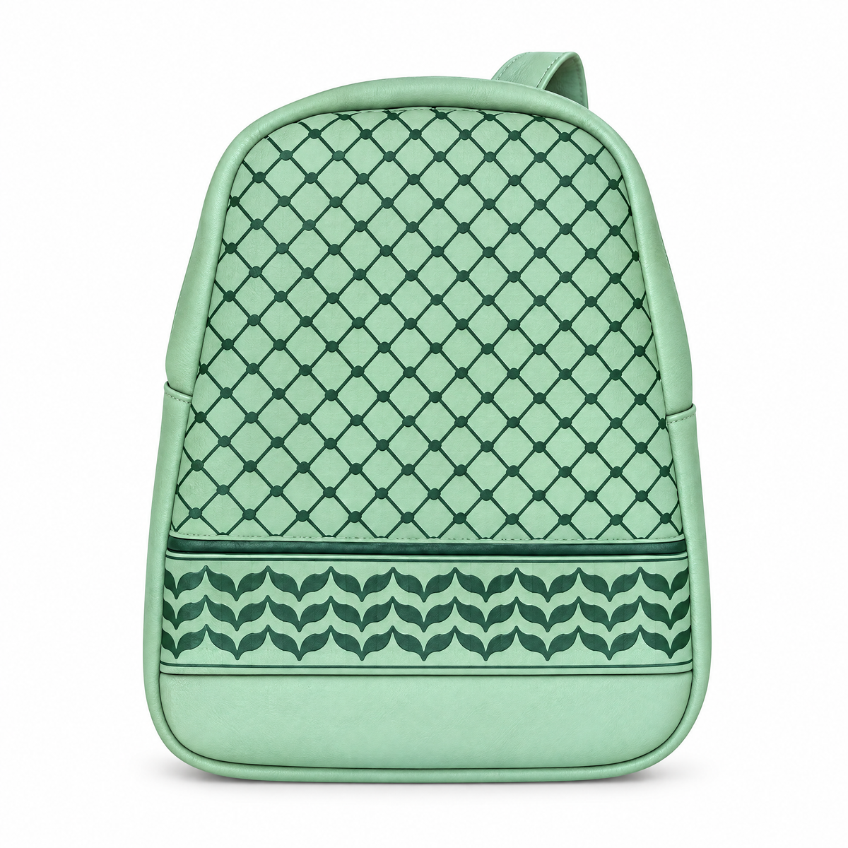 Sage Green Tactical Heritage Keffiyeh Sling Bag, upright front on white background