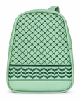 Sage Green Tactical Heritage Keffiyeh Sling Bag, upright front on white background