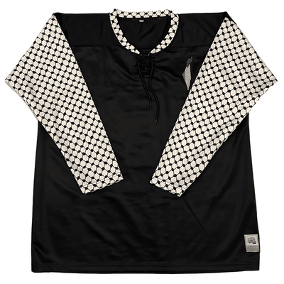 Keffiyeh Pattern Hockey Style Jersey