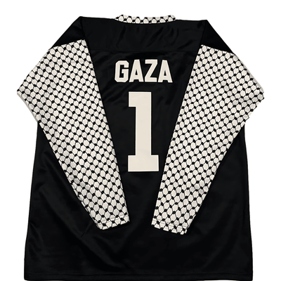 Keffiyeh Pattern Hockey Style Jersey