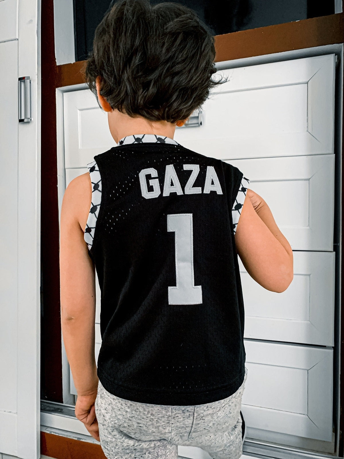 Kids Kufiya Basketball Jersey