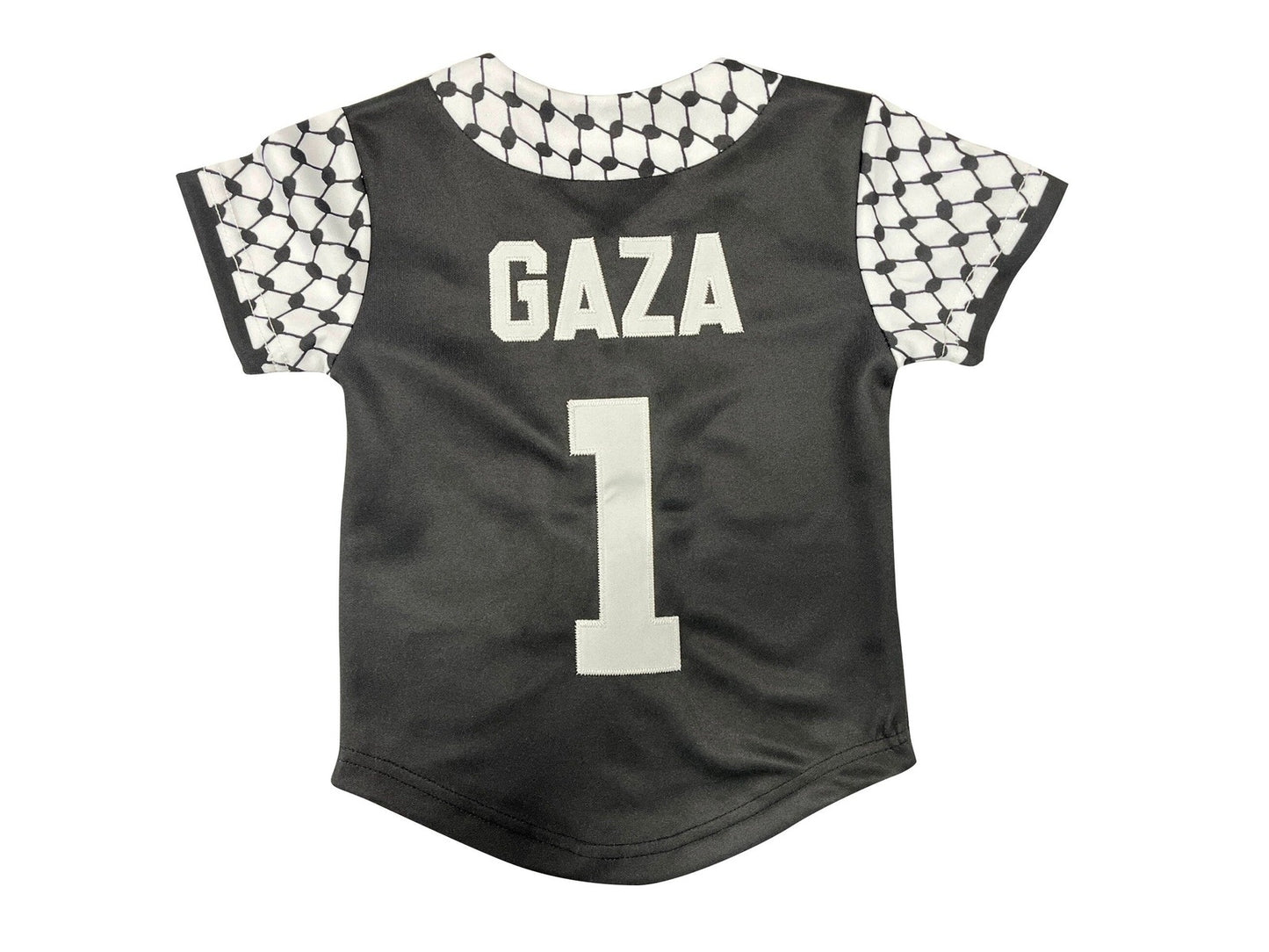 Kids Kufiya Button Down Baseball Jersey