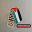 Palestine Flag with Keffiyeh Rhinestones Pin - A Sparkling Symbol of Solidarity