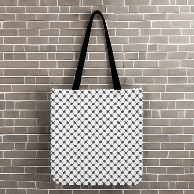 Kufiya Style Cloth Tote Bag