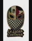 La Lucha Continua — Mexico × Palestine Enamel Pin