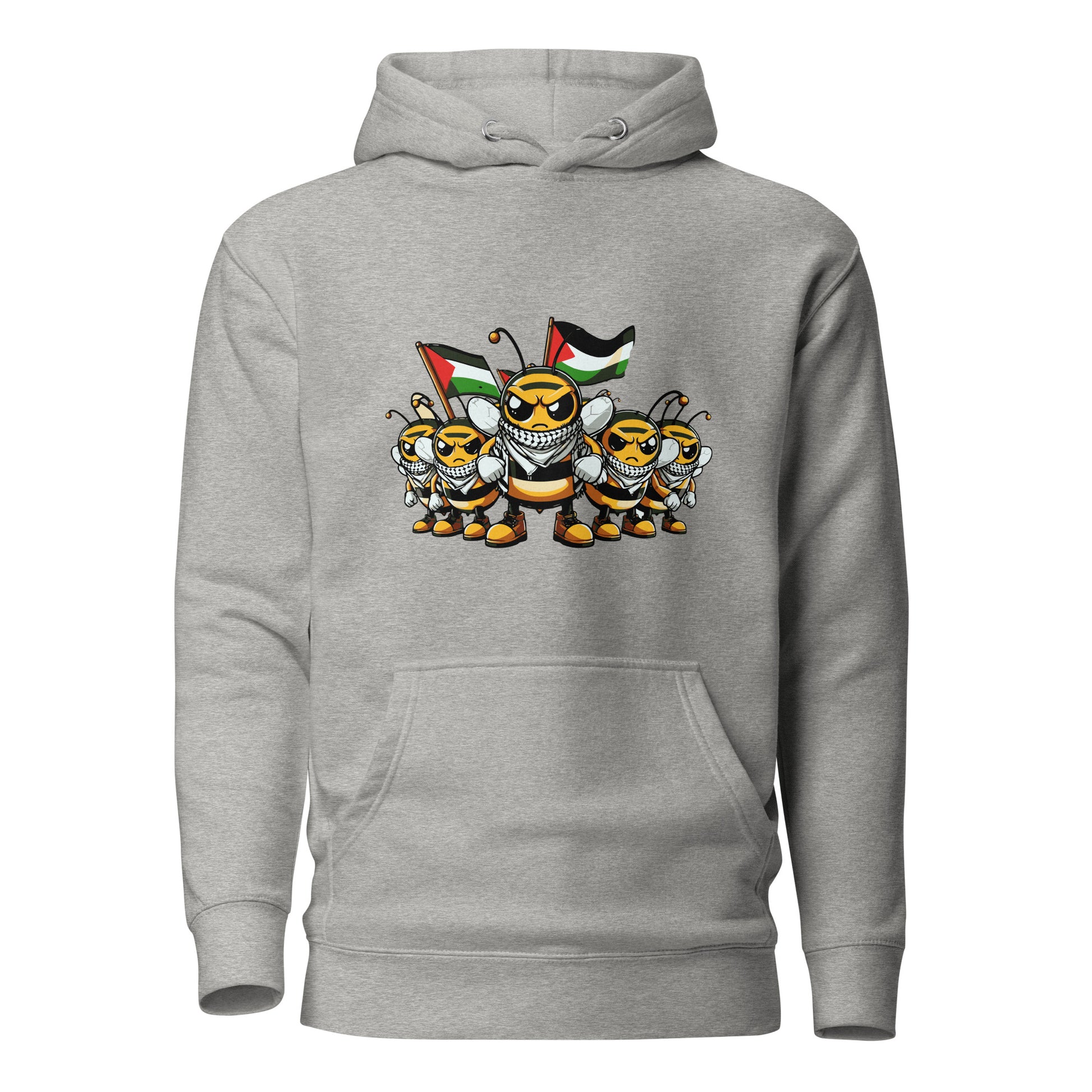 Courage Hoodie with Keffiyeh-Wearing Wasps