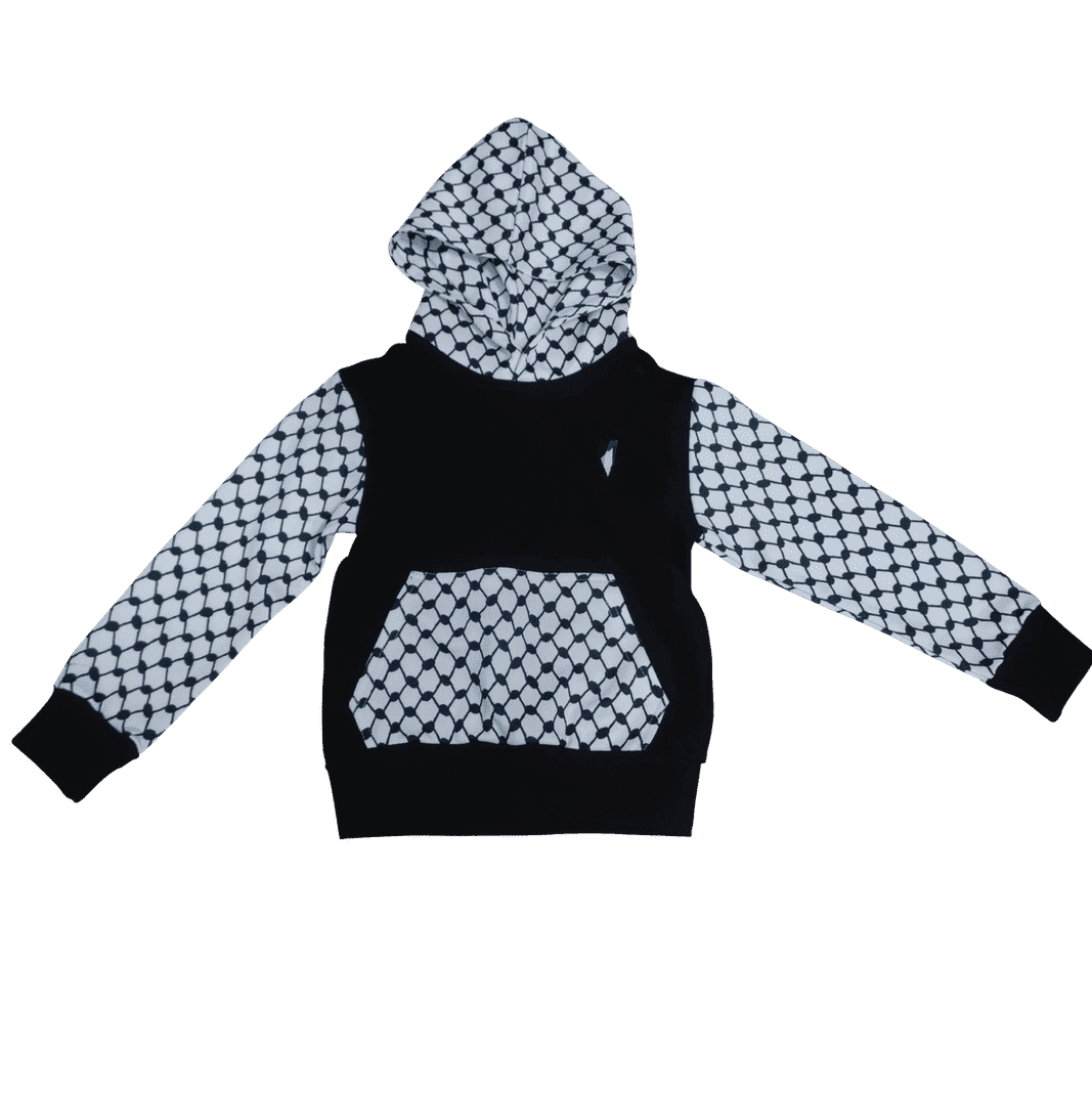 Kids Kufiya Pullover Hoodie